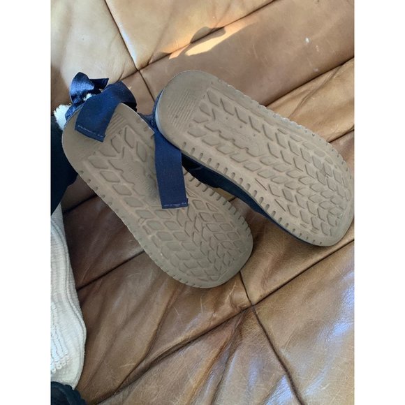 Koolabura Blue UGGS 6 bow sheep wool lined fleece roll down - Picture 7 of 9